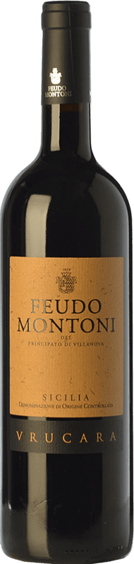 免费送货 | 红酒 Feudo Montoni Vrucara I.G.T. Terre Siciliane 西西里岛 意大利 Nero d'Avola 75 cl