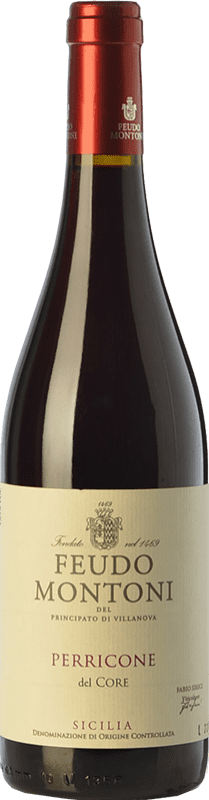 Envoi gratuit | Vin rouge Feudo Montoni I.G.T. Terre Siciliane Sicile Italie Perricone 75 cl