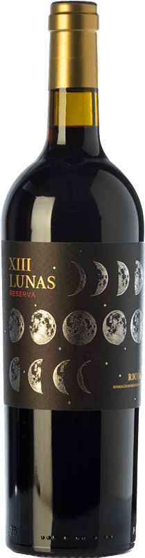 12,95 € | Red wine Fin de Siglo XIII Lunas Reserve D.O.Ca. Rioja The Rioja Spain Tempranillo Bottle 75 cl