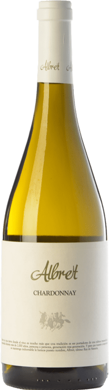 Kostenloser Versand | Weißwein Albret Crianza — Kurze Fassreifung D.O. Navarra Navarra Spanien Chardonnay 75 cl