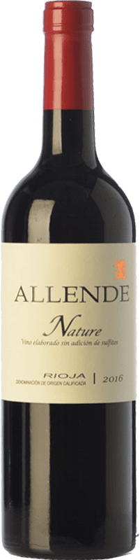 22,95 € Free Shipping | Red wine Allende Nature Joven D.O.Ca. Rioja The Rioja Spain Tempranillo Bottle 75 cl