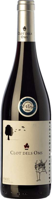 9,95 € | Красное вино Ca N'Estella Clot dels Oms Negre Молодой D.O. Penedès Каталония Испания Merlot, Cabernet Sauvignon 75 cl