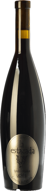 18,95 € Free Shipping | Red wine Finca La Estacada Syrah-Merlot Cosecha de Familia Young D.O. Uclés