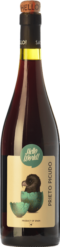 6,95 € | Красное вино Finca La Estacada Hello World молодое I.G.P. Vino de la Tierra de Castilla Кастилья-Ла-Манча Испания Prieto Picudo 75 cl