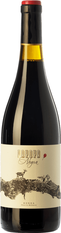 14,95 € Free Shipping | Red wine Finca La Melonera Payoya Negra Crianza D.O. Sierras de Málaga Andalusia Spain Syrah, Grenache, Tintilla de Rota Bottle 75 cl