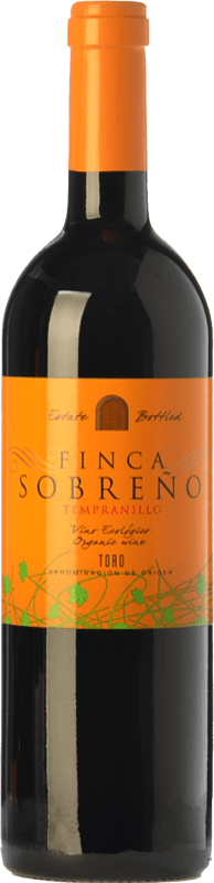 9,95 € Envio grátis | Vinho tinto Finca Sobreño Ecológico Jovem D.O. Toro