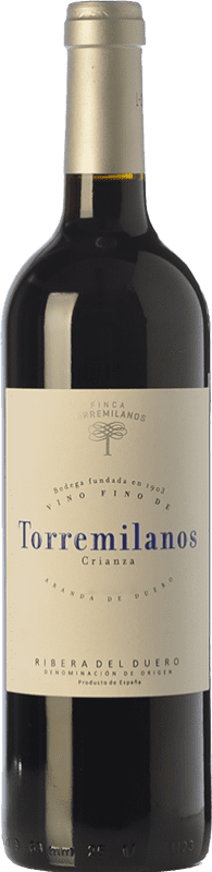 29,95 € Envio grátis | Vinho tinto Finca Torremilanos Crianza D.O. Ribera del Duero Biológico