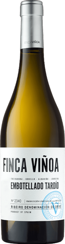 15,95 € | Белое вино Finca Viñoa Embotellado Tardío D.O. Ribeiro Галисия Испания Godello, Loureiro, Treixadura, Albariño 75 cl