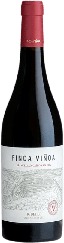 免费送货 | 红葡萄酒 Finca Viñoa 年轻的 D.O. Ribeiro 加利西亚 西班牙 Sousón — Sousão — 苏桑, Brancellao — 布兰塞拉奥, Caíño — 卡伊尼奥 75 cl