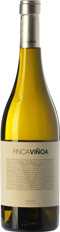 10,95 € | Vin Blanc Finca Viñoa D.O. Ribeiro Galice Espagne Godello, Loureiro, Treixadura, Albariño — Albarinho 75 cl
