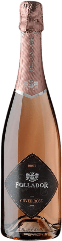 送料無料 | ロゼのスパークリングワイン Follador Cuvée, Rosé — ロゼ I.G.T. Veneto ベネト イタリア Moscato — モスカート, Glera — グレラ 75 cl