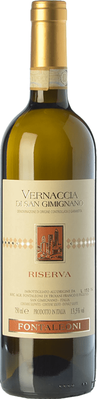 13,95 € Free Shipping | White wine Fontaleoni Riserva Reserva D.O.C.G. Vernaccia di San Gimignano Tuscany Italy Vernaccia Bottle 75 cl