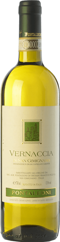 Бесплатная доставка | Белое вино Fontaleoni D.O.C.G. Vernaccia di San Gimignano Тоскана Италия Vernaccia — Верначча 75 cl