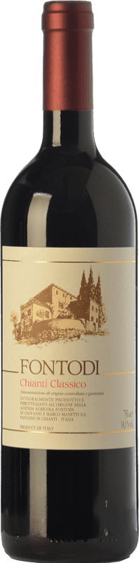 29,95 € | Red wine Fontodi D.O.C.G. Chianti Classico Tuscany Italy Sangiovese Bottle 75 cl
