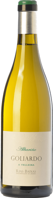 34,95 € Free Shipping | White wine Forjas del Salnés Goliardo A Telleira Crianza D.O. Rías Baixas Galicia Spain Albariño Bottle 75 cl