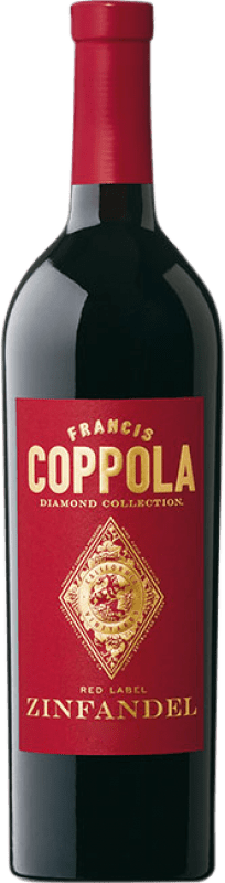 33,95 € Free Shipping | Red Wine Francis Ford Coppola Diamond Zinfandel Crianza — Aged I.G. California