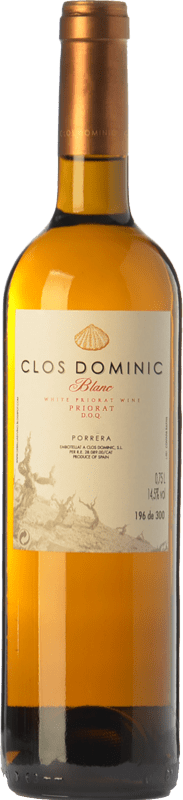 24,95 € Free Shipping | White wine Clos Dominic Blanc Crianza D.O.Ca. Priorat Catalonia Spain Grenache White, Macabeo, Riesling, Pedro Ximénez, Picapoll Bottle 75 cl