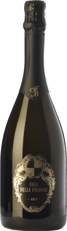 送料無料 | 白のスパークリングワイン Fratelli Berlucchi Casa delle Colonne Brut — ブリュット D.O.C.G. Franciacorta ロンバルディア イタリア Pinot Noir — ピノ・ノワール, Chardonnay — シャルドネ 75 cl