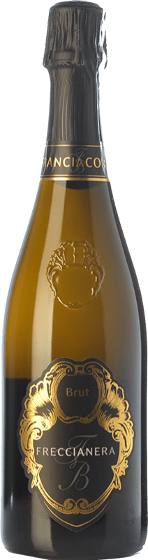 送料無料 | 白のスパークリングワイン Fratelli Berlucchi Freccianera Brut — ブリュット D.O.C.G. Franciacorta ロンバルディア イタリア Pinot Noir — ピノ・ノワール, Chardonnay — シャルドネ, Pinot Blanc — ピノ・ブラン 75 cl