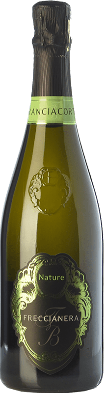 送料無料 | 白のスパークリングワイン Fratelli Berlucchi Freccianera Brut Nature — ブリュット・ナチュール D.O.C.G. Franciacorta ロンバルディア イタリア Pinot Noir — ピノ・ノワール, Chardonnay — シャルドネ 75 cl