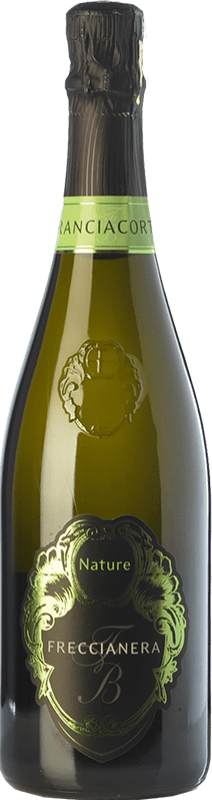 送料無料 | 白スパークリングワイン Fratelli Berlucchi Freccianera ブルットの自然 D.O.C.G. Franciacorta ロンバルディア イタリア Pinot Black, Chardonnay 75 cl