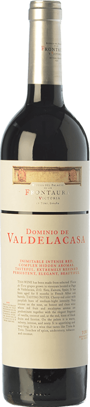 16,95 € | 红酒 Frontaura Dominio de Valdelacasa 年轻的 D.O. Toro 卡斯蒂利亚莱昂 西班牙 Tinta de Toro 75 cl