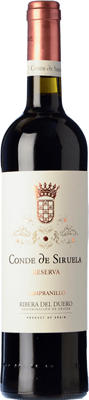 19,95 € Free Shipping | Red Wine Frutos Villar Conde Siruela Reserve — Aged D.O. Ribera del Duero