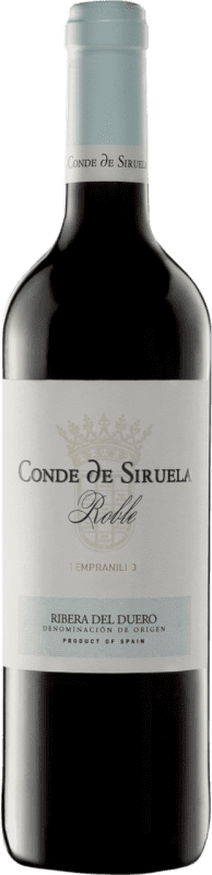 7,95 € | 红酒 Frutos Villar Conde Siruela 橡木 D.O. Ribera del Duero 卡斯蒂利亚莱昂 西班牙 Tempranillo 75 cl