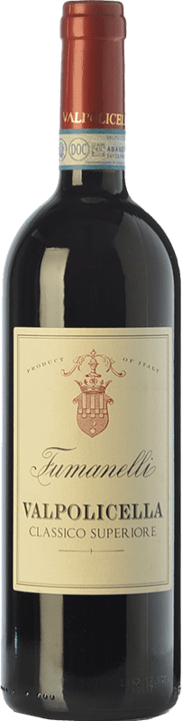 17,95 € | Vinho tinto Fumanelli Classico Superiore D.O.C. Valpolicella Vêneto Itália Corvina, Rondinella, Corvinone 75 cl