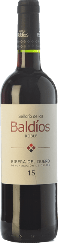 9,95 € Free Shipping | Red wine García de Aranda Señorío de los Baldíos Roble D.O. Ribera del Duero Castilla y León Spain Tempranillo Bottle 75 cl