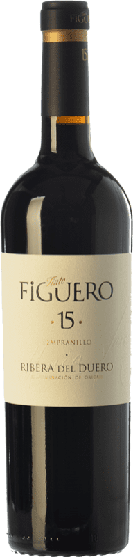 Бесплатная доставка | Красное вино Figuero 15 Crianza — Крианса D.O. Ribera del Duero Кастилия-Леон Испания Tempranillo — Темпранильо 75 cl