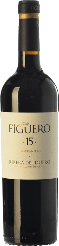 33,95 € Free Shipping | Red wine Figuero 15 Crianza D.O. Ribera del Duero Castilla y León Spain Tempranillo Bottle 75 cl