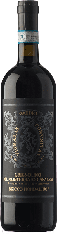 12,95 € Free Shipping | Red wine Gaudio D.O.C. Grignolino del Monferrato Casalese Piemonte Italy Grignolino Bottle 75 cl
