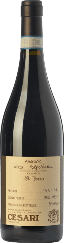 54,95 € Free Shipping | Red wine Cesari Il Bosco D.O.C.G. Amarone della Valpolicella Veneto Italy Corvina, Rondinella Bottle 75 cl