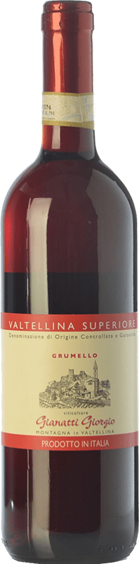 19,95 € Spedizione Gratuita | Vino rosso Gianatti Giorgio Grumello D.O.C.G. Valtellina Superiore