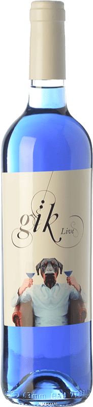 Kostenloser Versand | Weißwein Gïk Live Gïk Azul Blue — Edition Blau Spanien Syrah, Garnacha — Grenache, Viura, Macabeo 75 cl