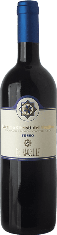 12,95 € | Red wine De Angelis Lacryma Christi Rosso D.O.C. Vesuvio Campania Italy Aglianico, Piedirosso Bottle 75 cl