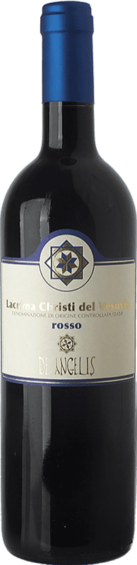 Spedizione Gratuita | Vino rosso De Angelis Lacryma Christi Rosso D.O.C. Vesuvio Campania Italia Aglianico, Piedirosso 75 cl