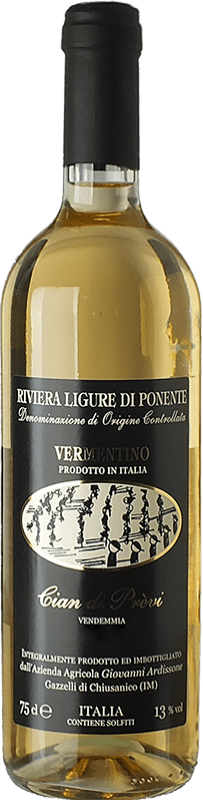 15,95 € | 白ワイン Giovanni Ardissone Cian di Prèvi D.O.C. Riviera Ligure di Ponente リグーリア イタリア Vermentino 75 cl