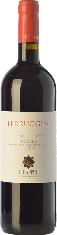 13,95 € | Red wine Chiappini Rosso Ferruggini D.O.C. Bolgheri Tuscany Italy Syrah, Cabernet Sauvignon, Sangiovese 75 cl