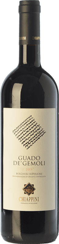 57,95 € Spedizione Gratuita | Vino rosso Chiappini Superiore Guado de' Gemoli D.O.C. Bolgheri