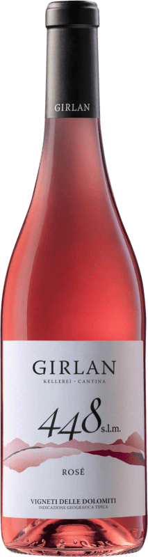 11,95 € | Vinho Rosé Girlan 448 S.L.M Rosé I.G.T. Vigneti delle Dolomiti Trentino Itália Pinot Noir, Lagrein, Schiava 75 cl