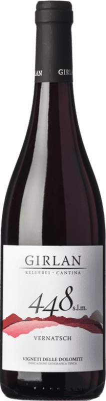 11,95 € | Red wine Girlan 448 S.L.M. Rosso I.G.T. Vigneti delle Dolomiti Trentino Italy Pinot Black, Lagrein, Schiava Bottle 75 cl