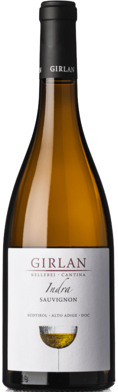 19,95 € Free Shipping | White wine Girlan Sauvignon Indra D.O.C. Alto Adige Trentino-Alto Adige Italy Sauvignon White Bottle 75 cl