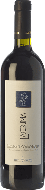 22,95 € Spedizione Gratuita | Vino rosso Giusti Piergiovanni D.O.C. Lacrima di Morro d'Alba