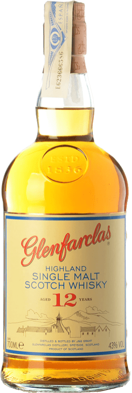 57,95 € | Whisky Single Malt Glenfarclas Speyside Reino Unido 12 Años 70 cl
