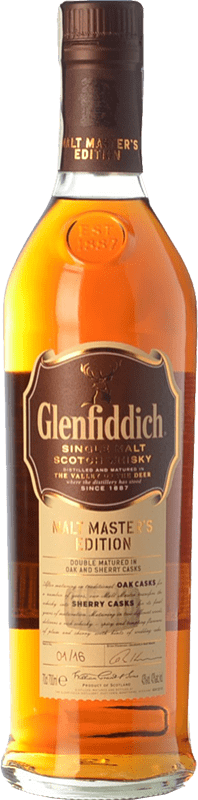 49,95 € | Whisky Single Malt Glenfiddich Malt Master Speyside Royaume-Uni 70 cl