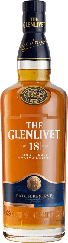 92,95 € | Single Malt Whisky Glenlivet Speyseite Großbritannien 18 Jahre 70 cl