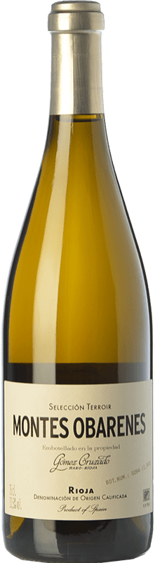 54,95 € Free Shipping | White wine Gómez Cruzado Montes Obarenes Crianza D.O.Ca. Rioja The Rioja Spain Viura, Tempranillo White Bottle 75 cl