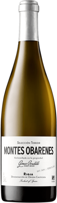 54,95 € | White wine Gómez Cruzado Montes Obarenes Aged D.O.Ca. Rioja The Rioja Spain Viura, Tempranillo White 75 cl